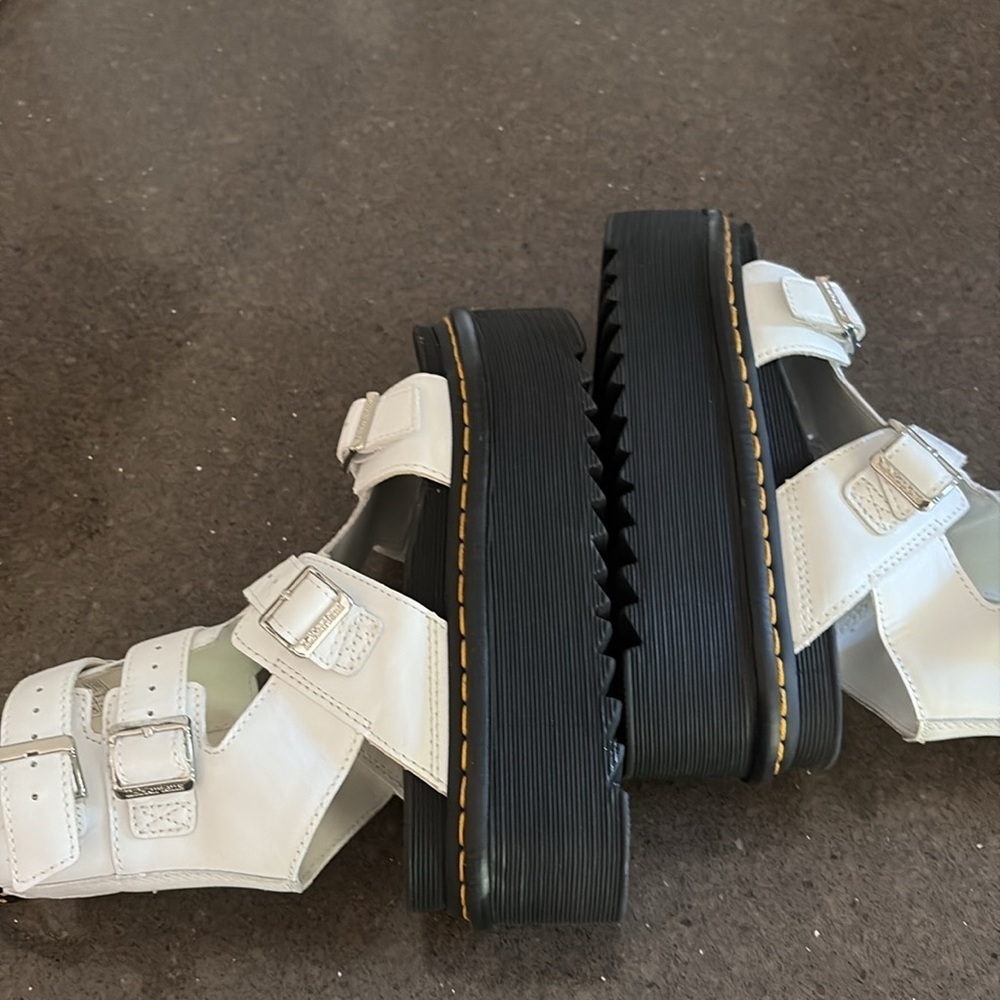 Dr.Martens Giavanna Leather Platform Sandals 7 - Picture 7 of 15